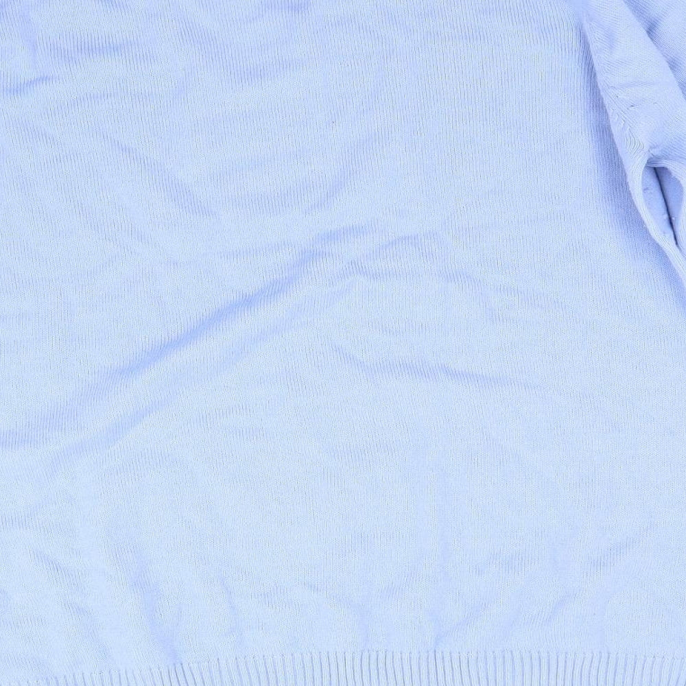 isle Womens Blue   Henley Jumper Size 16