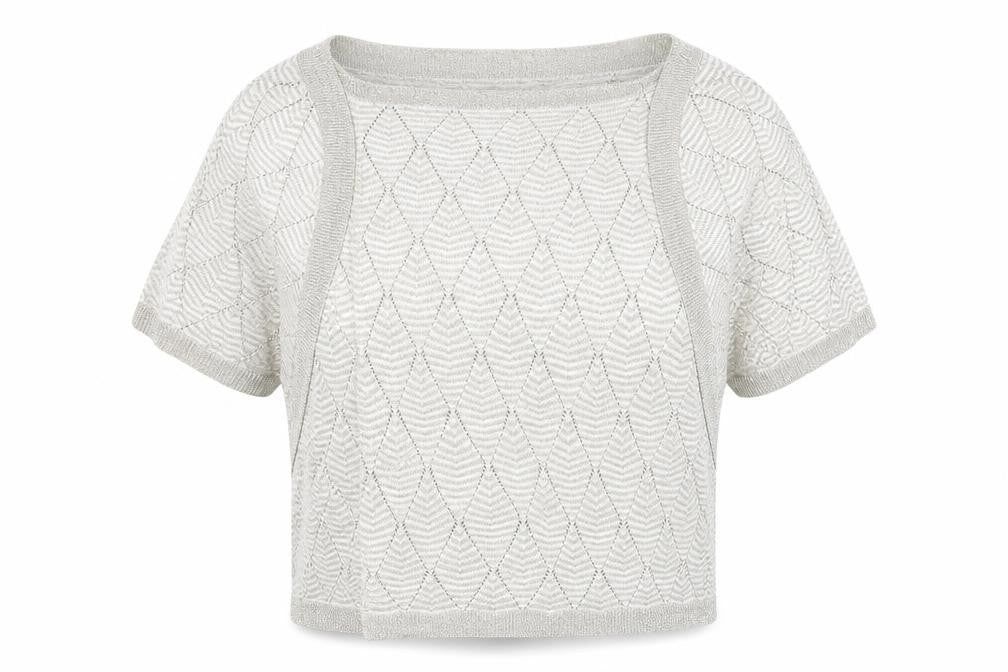 PERUNA Womens Beige Argyle/Diamond  Cardigan Jumper Size 12
