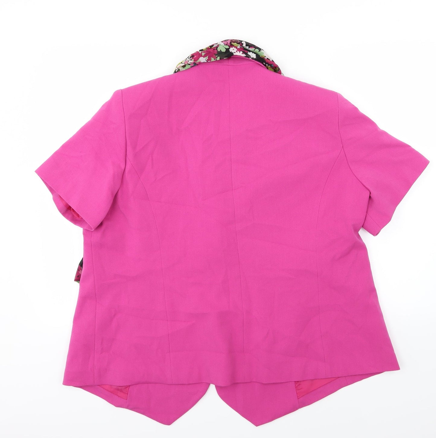 Gray Osbourn Womens Pink   Jacket  Size 20