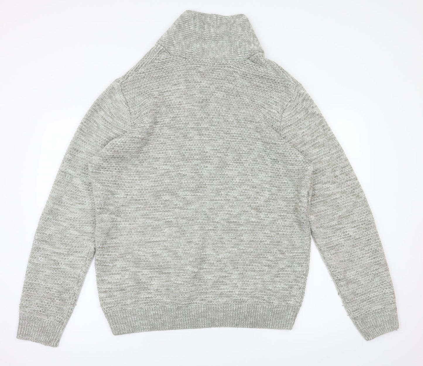 Acw85 Mens Grey   Pullover Hoodie Size L