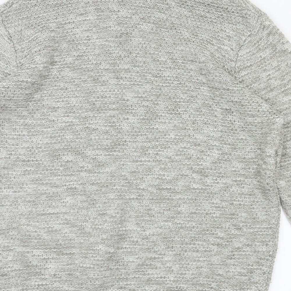 Acw85 Mens Grey   Pullover Hoodie Size L