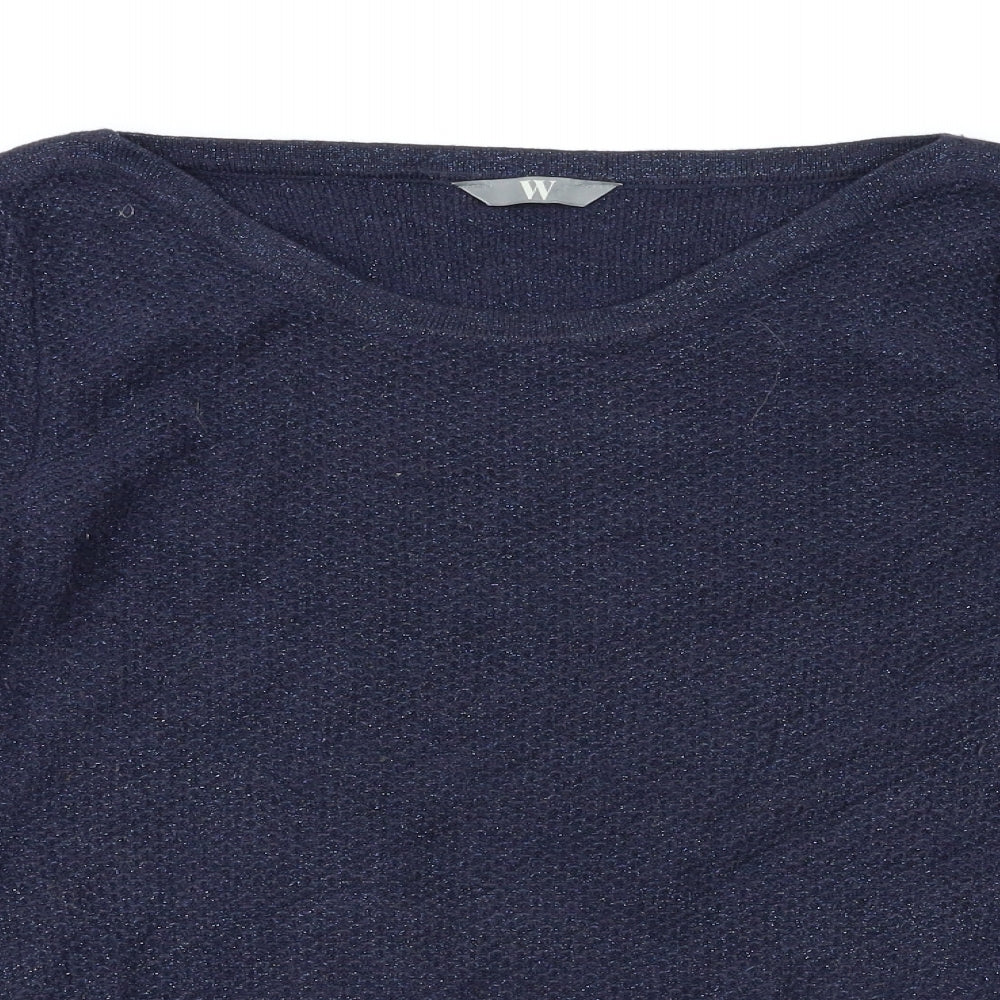 BHS Womens Blue   Pullover Jumper Size 14