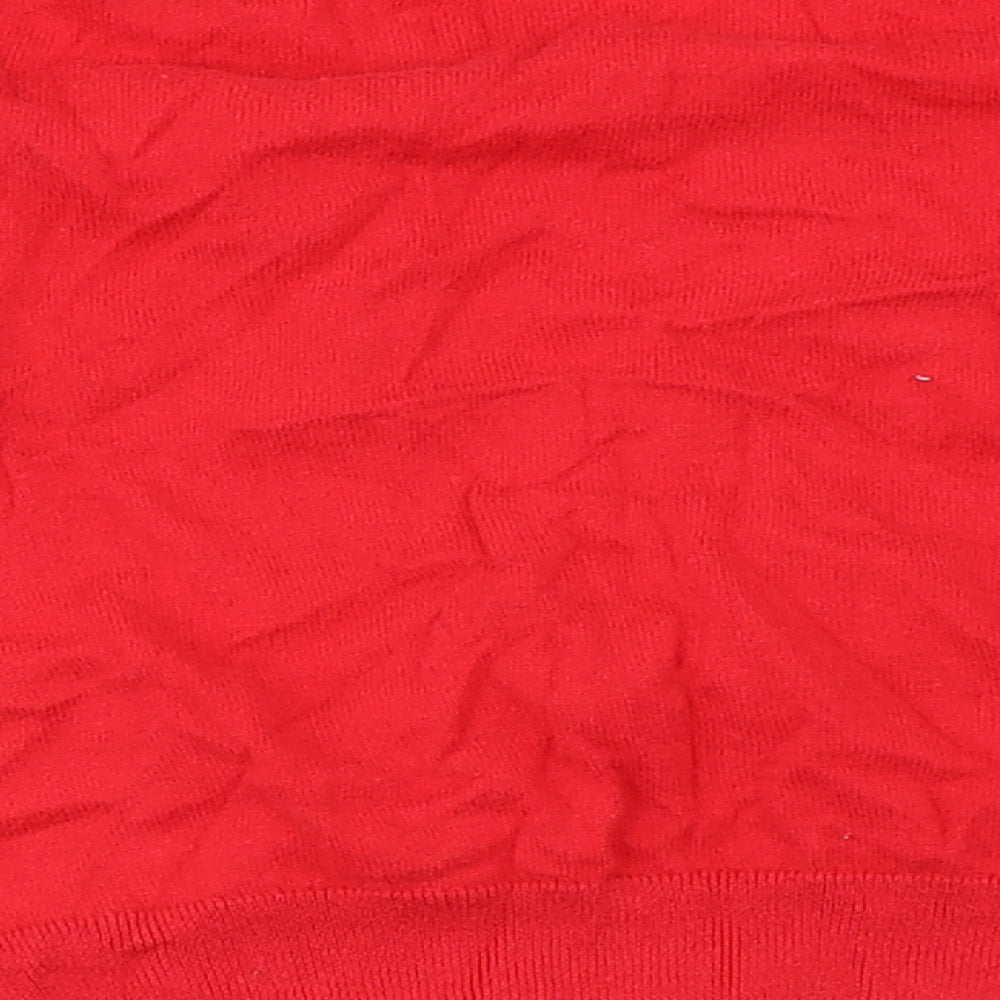 Gap Boys Red   Pullover Jumper Size 3 Years