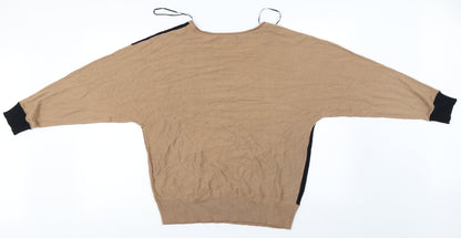 Back view of Bonprix women’s beige jumper, size M