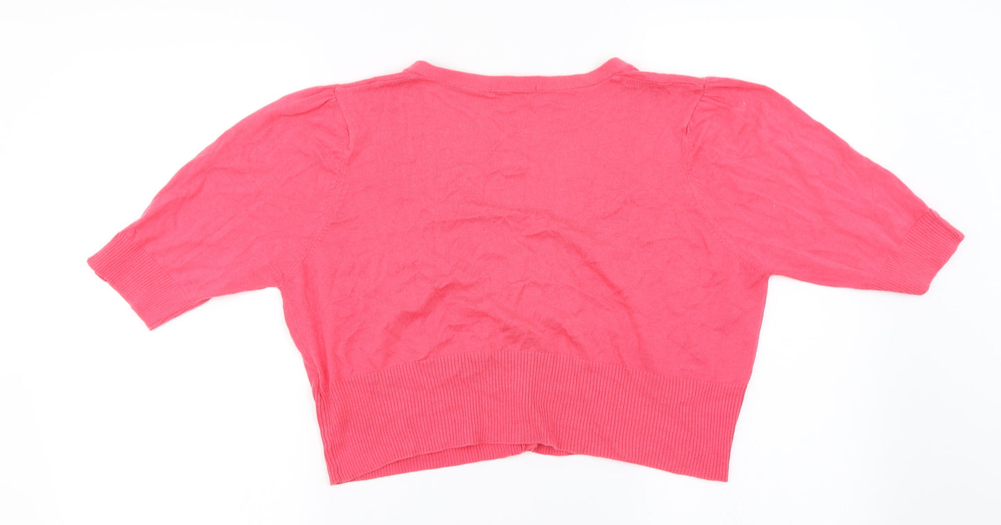 Marks and Spencer Womens Pink   Pullover Jumper Size 18