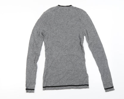 Back view of Lindex women’s grey jumper, size M