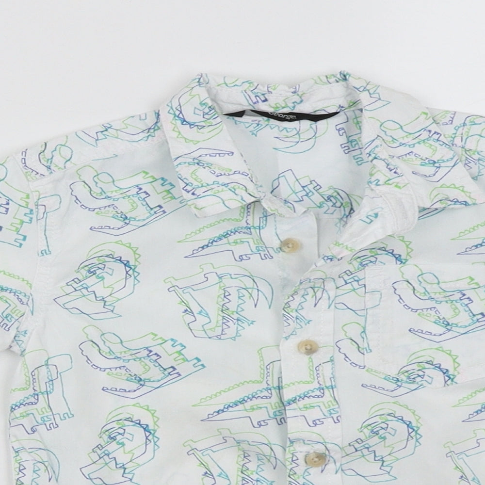 George Boys White   Basic Button-Up Size 2-3 Years