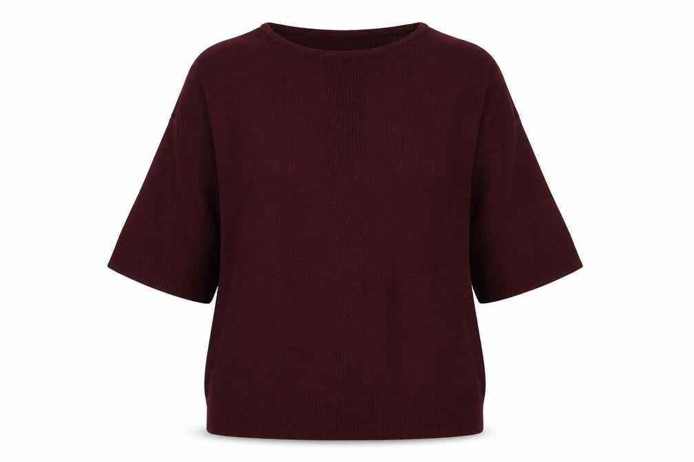 Warehouse Womens Red   Pullover Jumper Size 6  - Burgundy