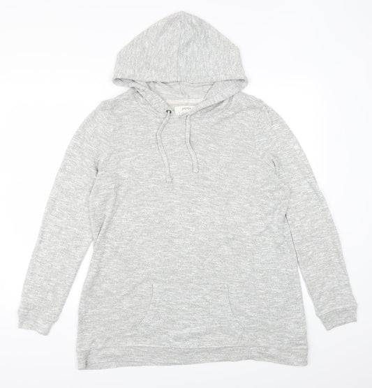 Papaya Womens Grey   Pullover Hoodie Size L