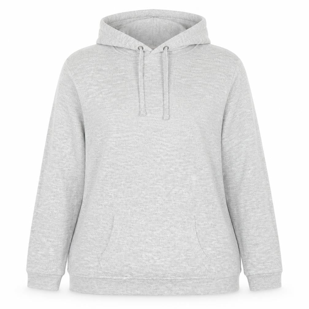 Papaya Womens Grey   Pullover Hoodie Size L