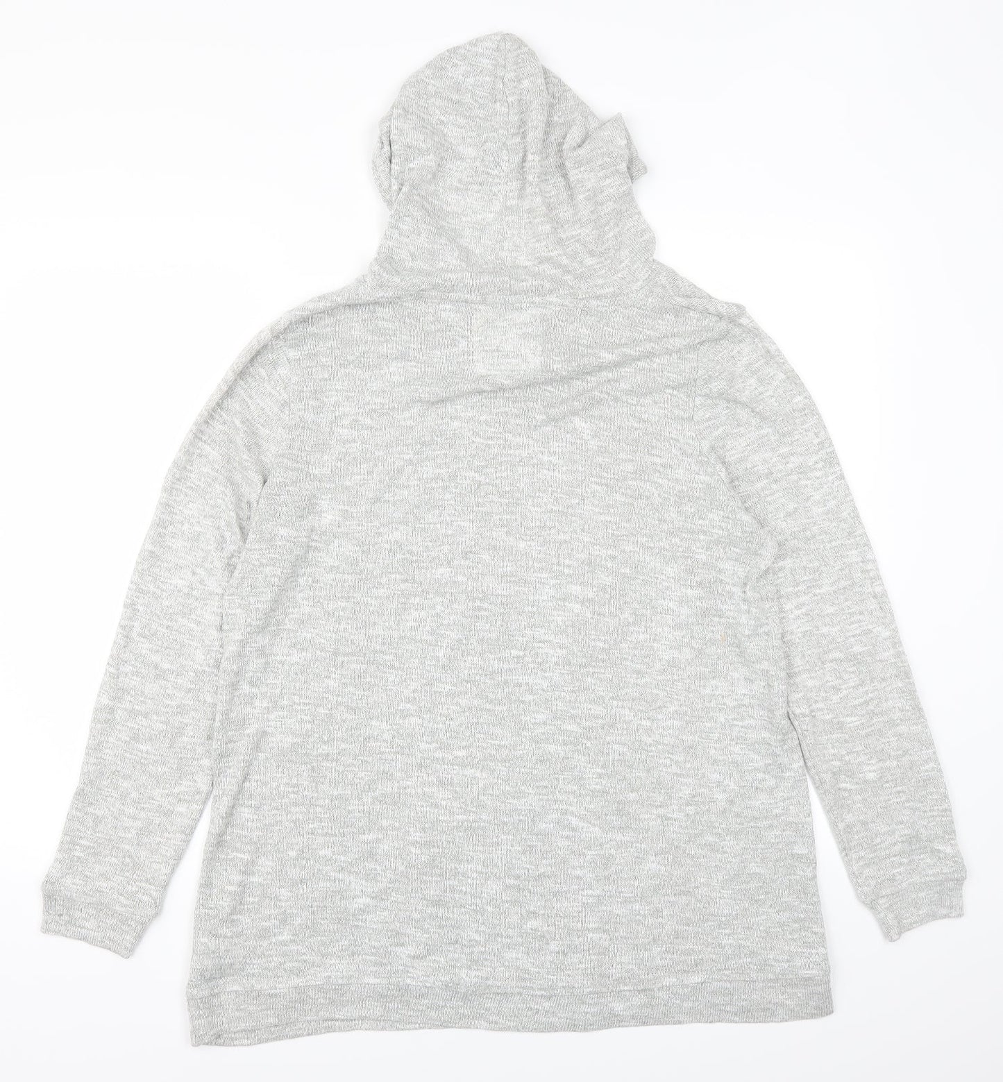 Papaya Womens Grey   Pullover Hoodie Size L