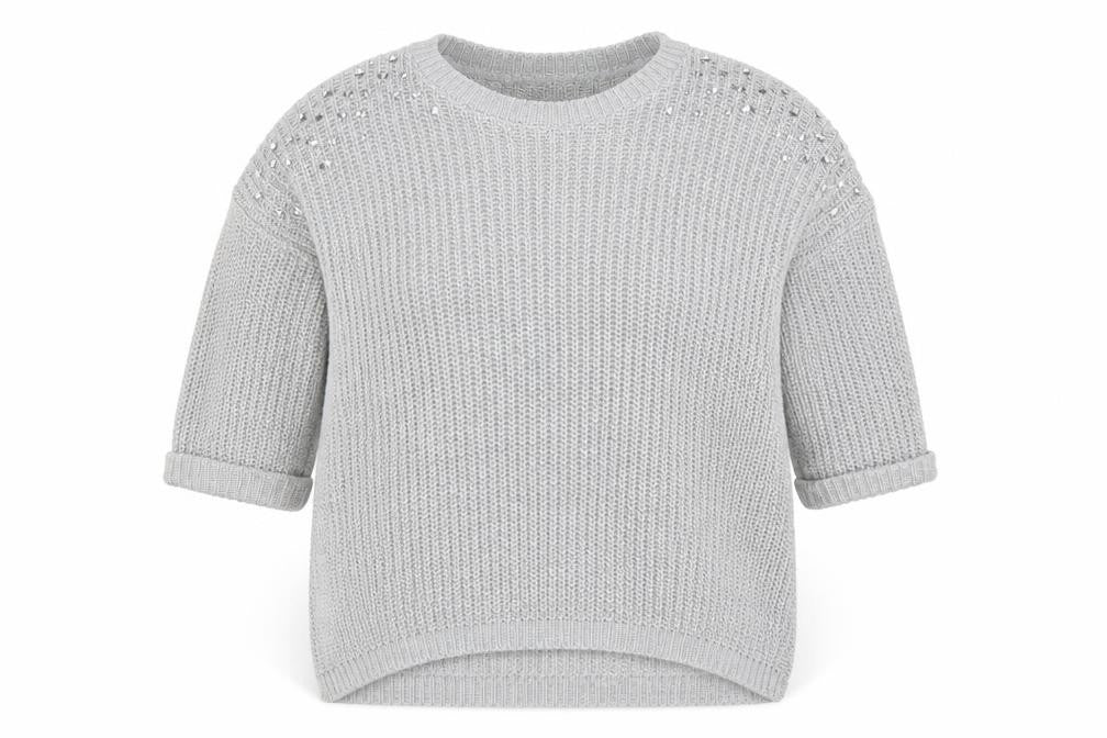 Lou Lou Womens Grey   Pullover Jumper Size M