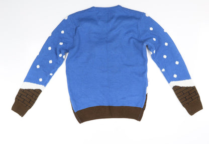 Back view of Cedarwood State women’s blue jumper, size S