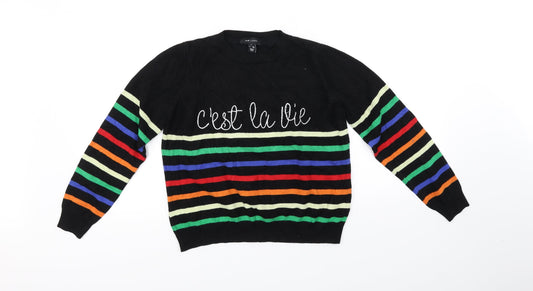 New Look Womens Black   Pullover Jumper Size S