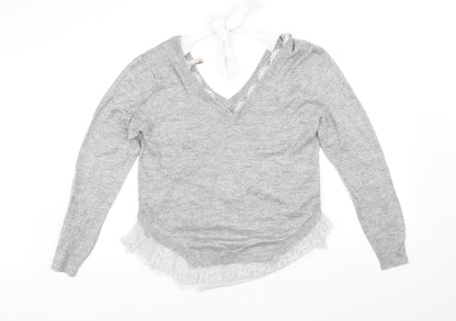 Additional front view of Divided women’s grey jumper, size XS