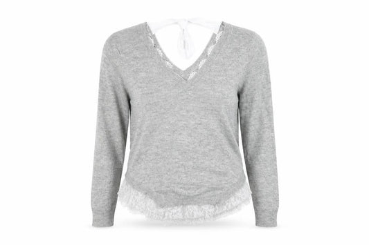 Front view of Divided women’s grey jumper, size XS