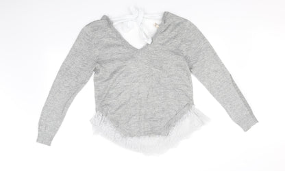 Back view of Divided women’s grey jumper, size XS