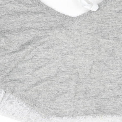 Brand and care label for Divided women’s grey jumper, size XS