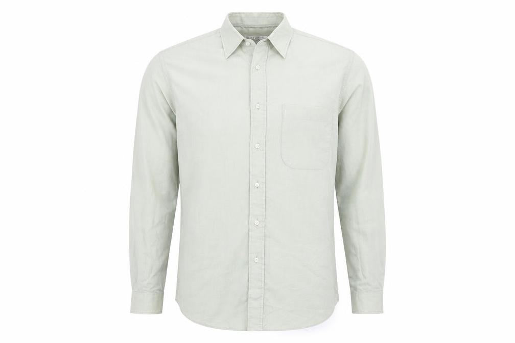 Marks & Spencer Mens Green    Button-Up Size 15