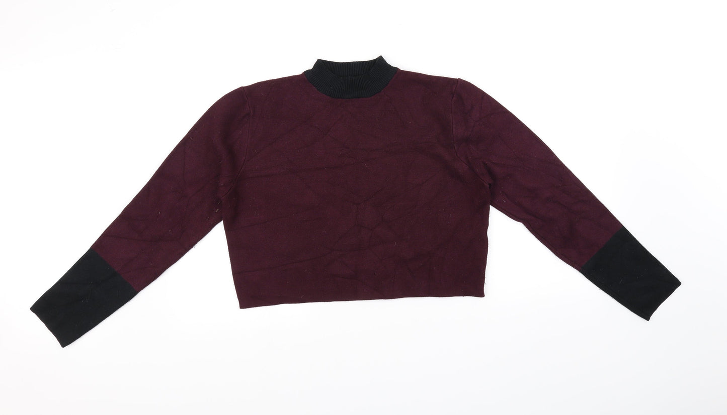 NEWLOOK Womens Purple   Pullover Jumper Size 16