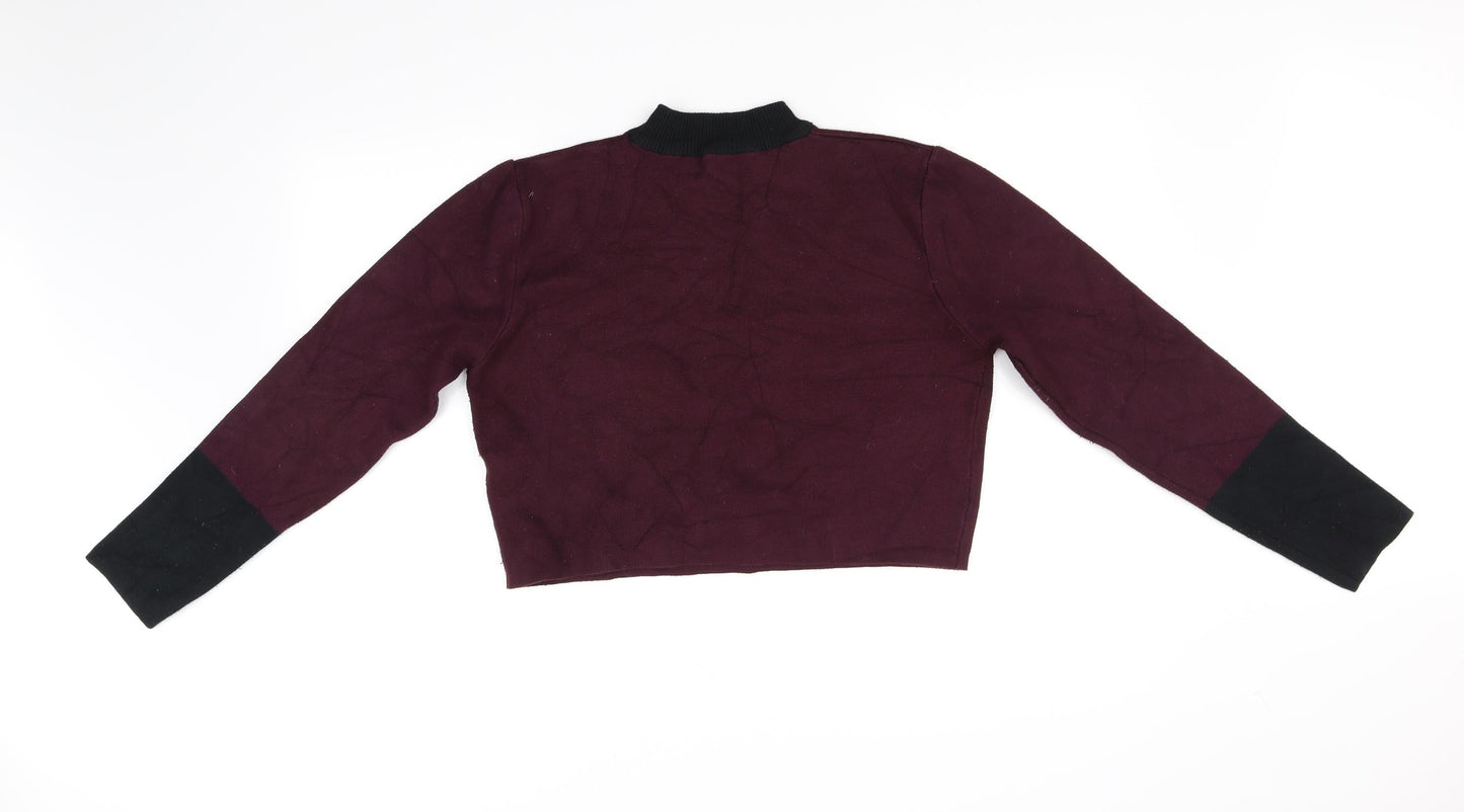 NEWLOOK Womens Purple   Pullover Jumper Size 16