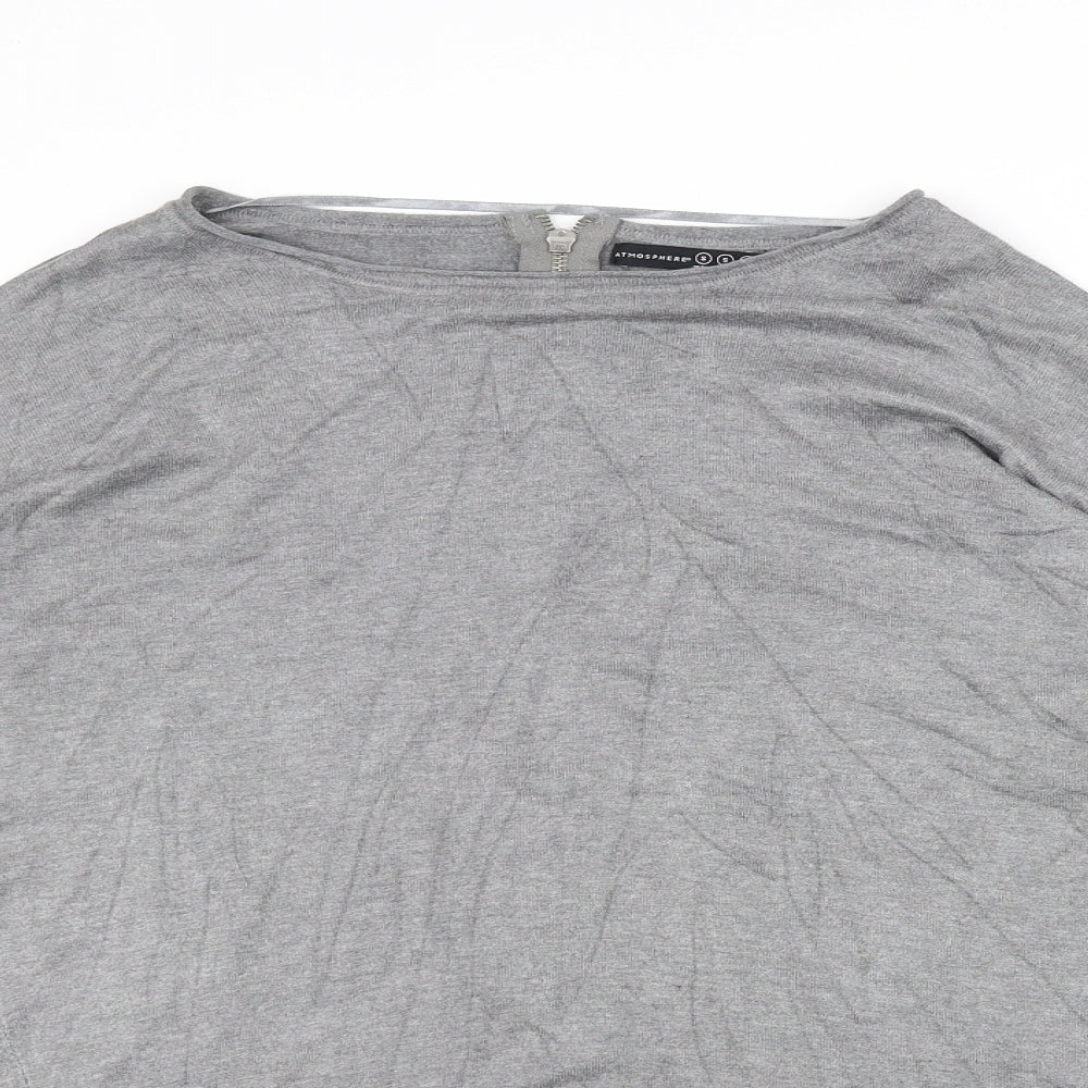 Atmosphere Womens Grey   Pullover Jumper Size S