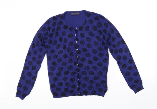 M&S Collection Womens Blue   Cardigan Jumper Size 8