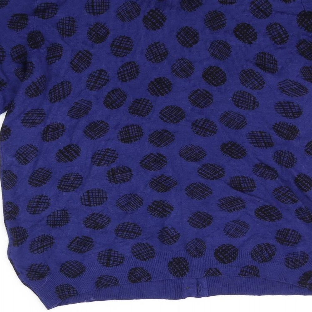 M&S Collection Womens Blue   Cardigan Jumper Size 8