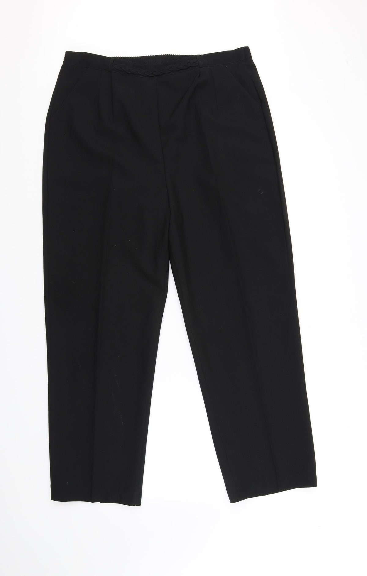 Sarah Hamilton Womens Black   Trousers  Size 16 L32 in