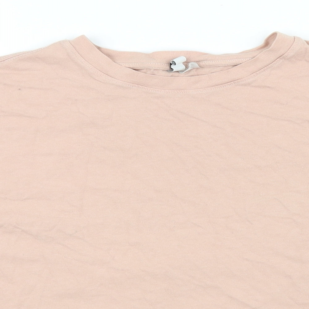 Divided Womens Pink   Basic T-Shirt Size S