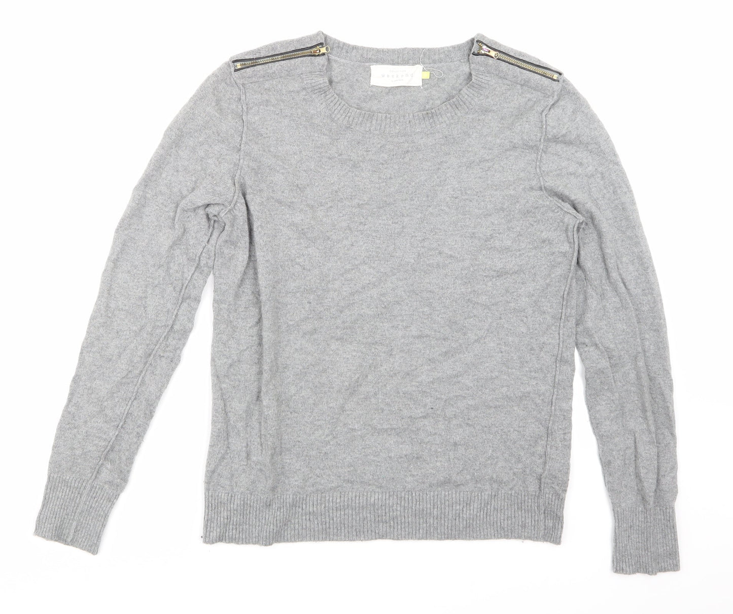Weekend Womens Grey   Basic T-Shirt Size 12
