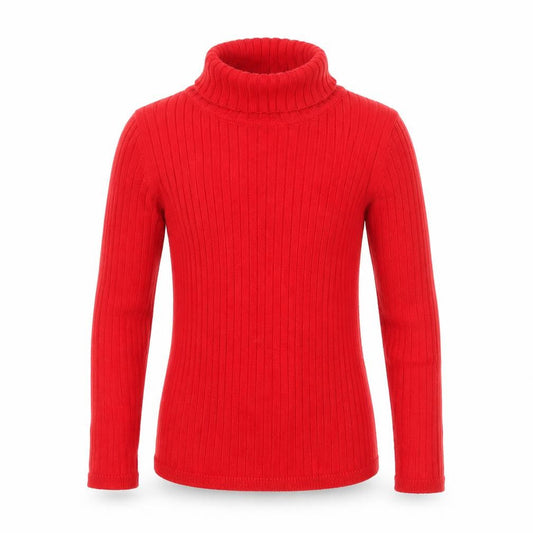 Front view of Tu girls’ red basic t-shirt, size 5-6, years