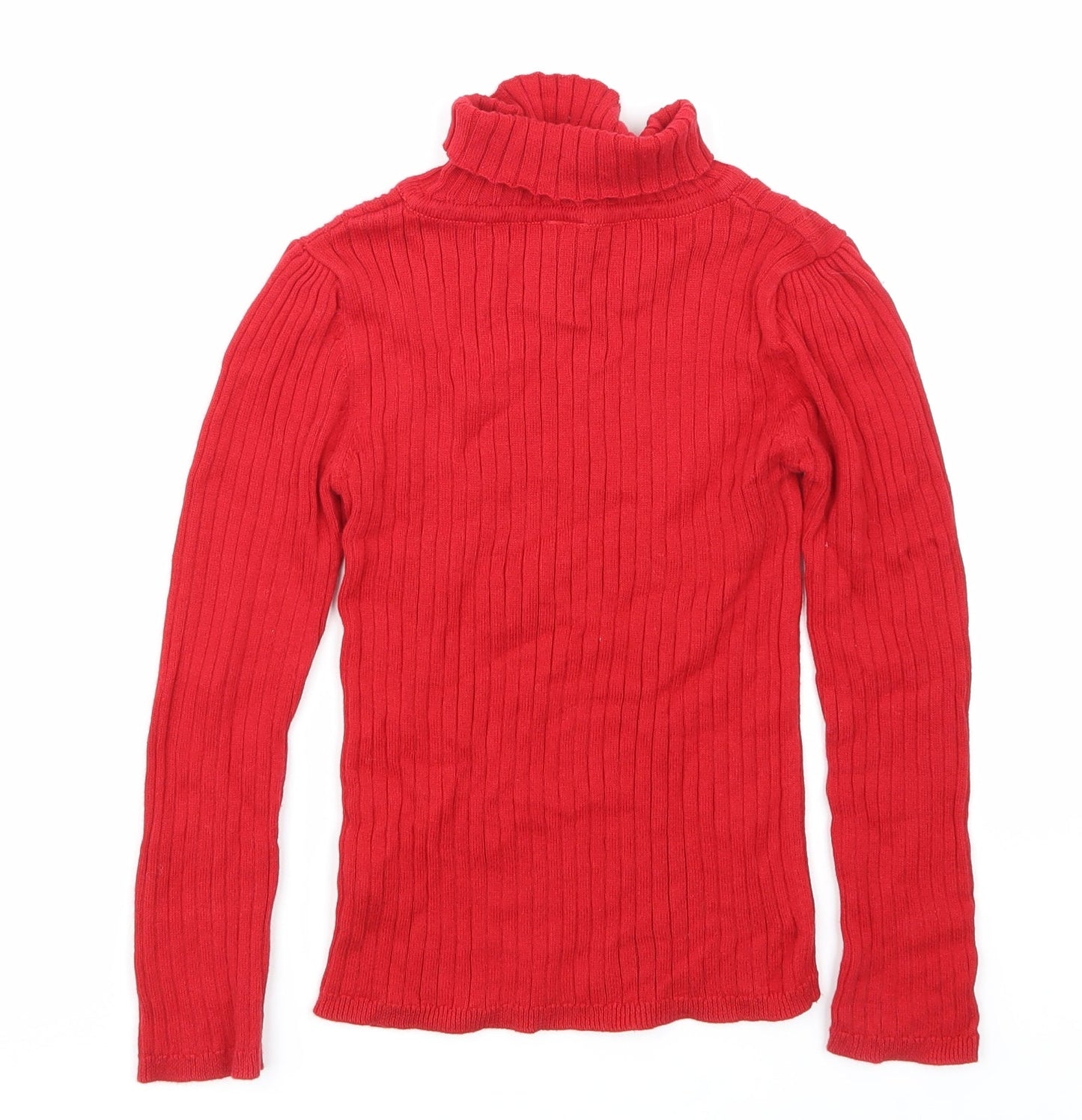 TU Girls Red   Basic T-Shirt Size 5-6 Years