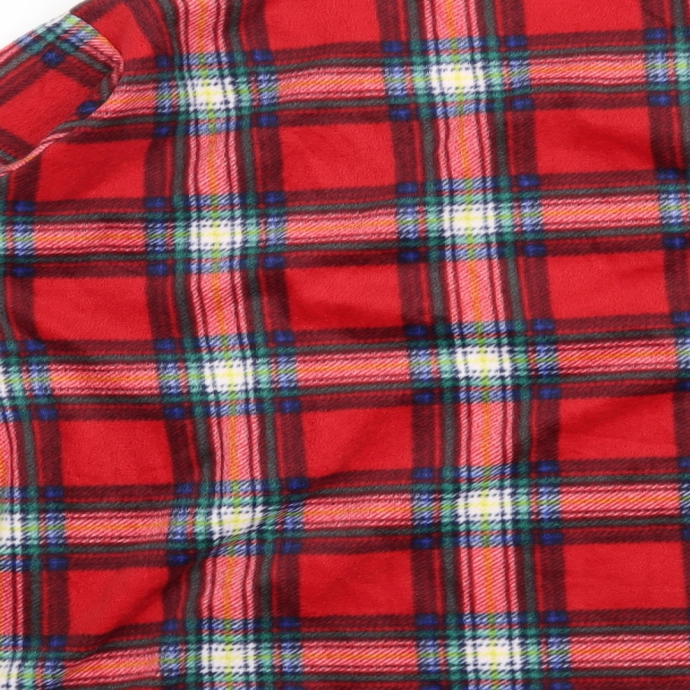 Marks and Spencer Womens Red Check  Top Pyjama Top Size 20