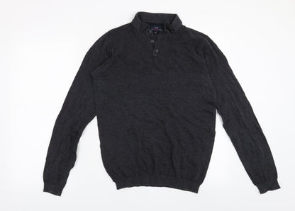 Additional front view of Easy men’s grey jumper, size M