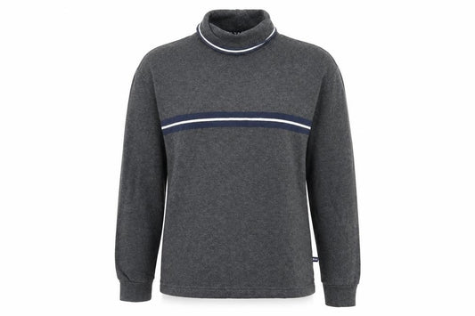 Gap Womens Grey Striped  Pullover Sweatshirt Size L
