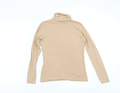 Additional front view of Atmosphere women’s beige pullover sweatshirt, size UK 12