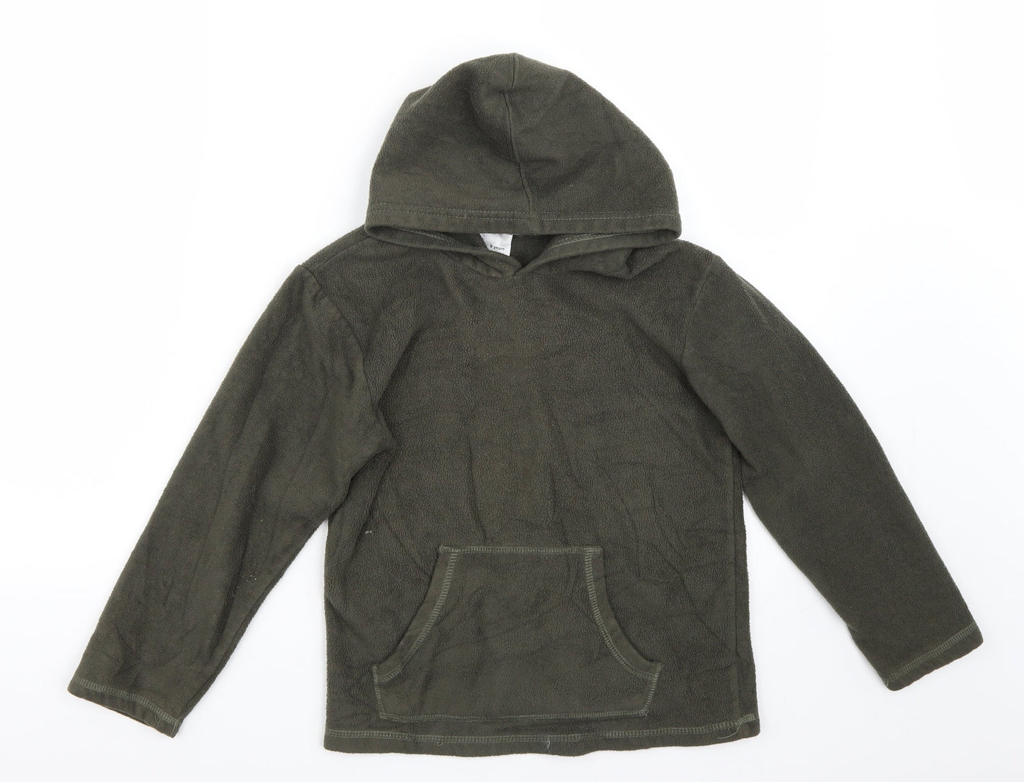 Preworn Boys Green   Pullover Jumper Size 8-9 Years