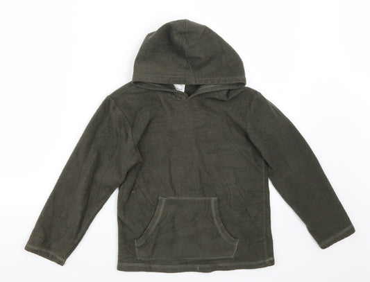 Preworn Boys Green   Pullover Jumper Size 8-9 Years