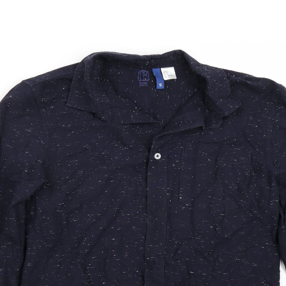 H&M Mens Blue    Button-Up Size S