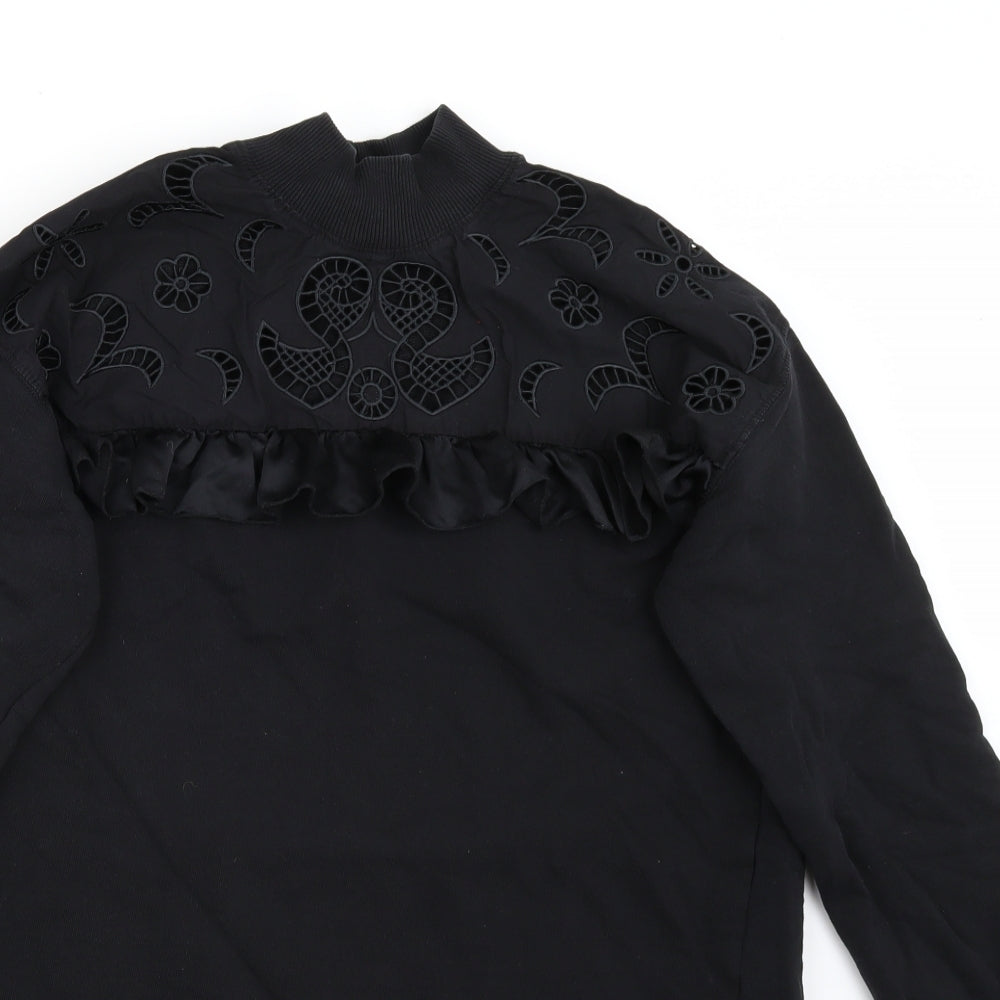 Riverisland Womens Black   Pullover Jumper Size M