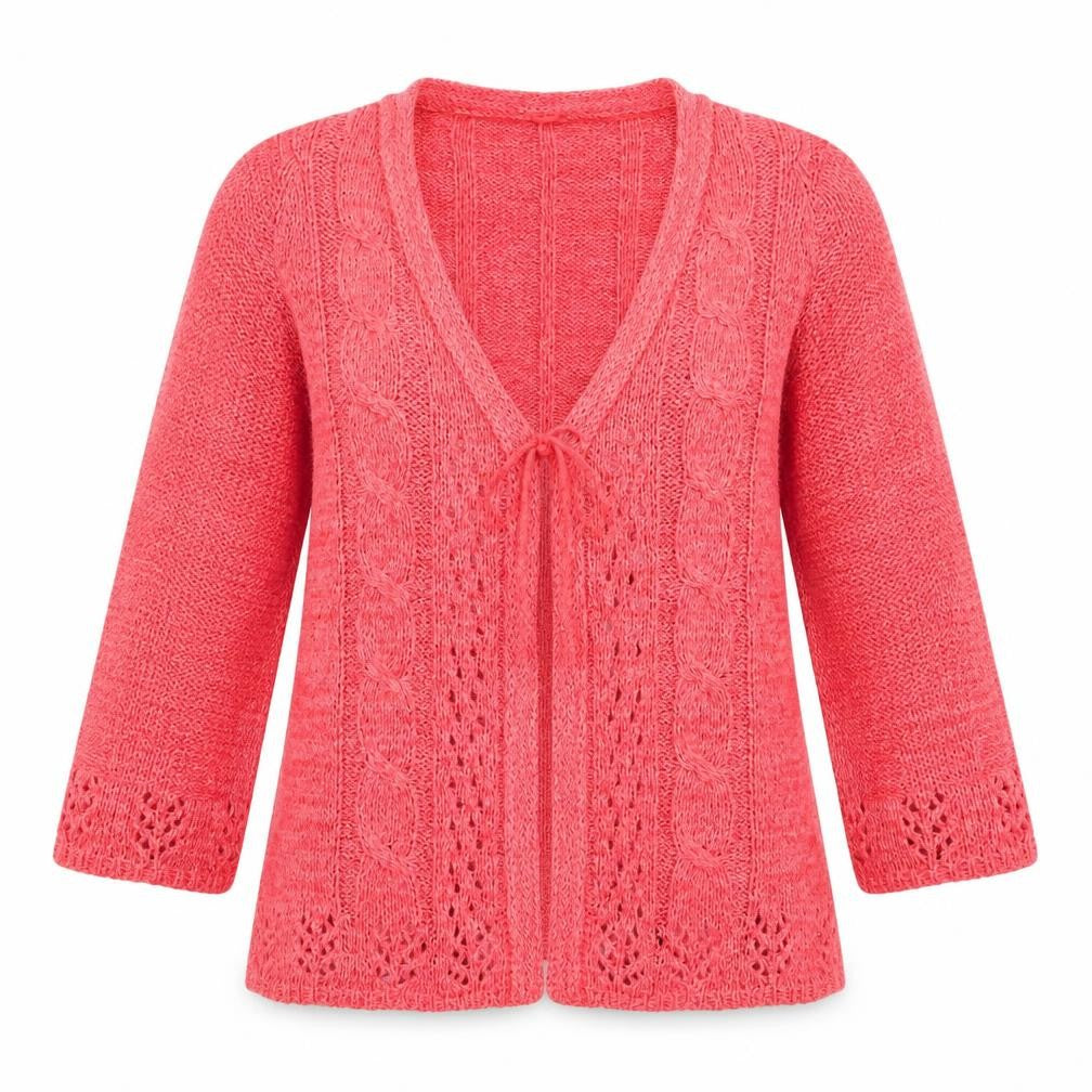 Evie Womens Red   Cardigan Jumper Size 14