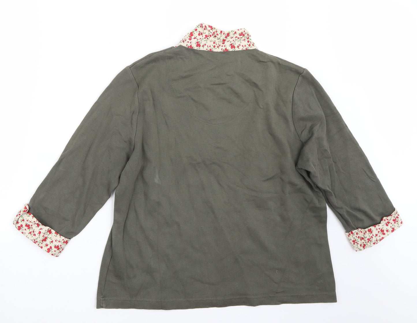 DASH Womens Green   Pullover Jumper Size 18