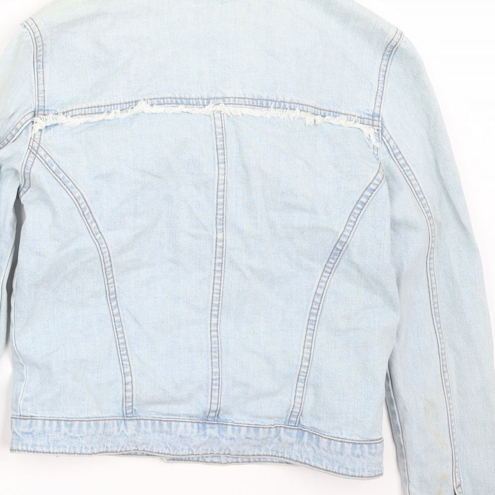 Riverisland Womens Blue   Jacket Coat Size 8