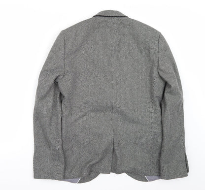 Back view of Noak women’s white jacket blazer, size UK 38