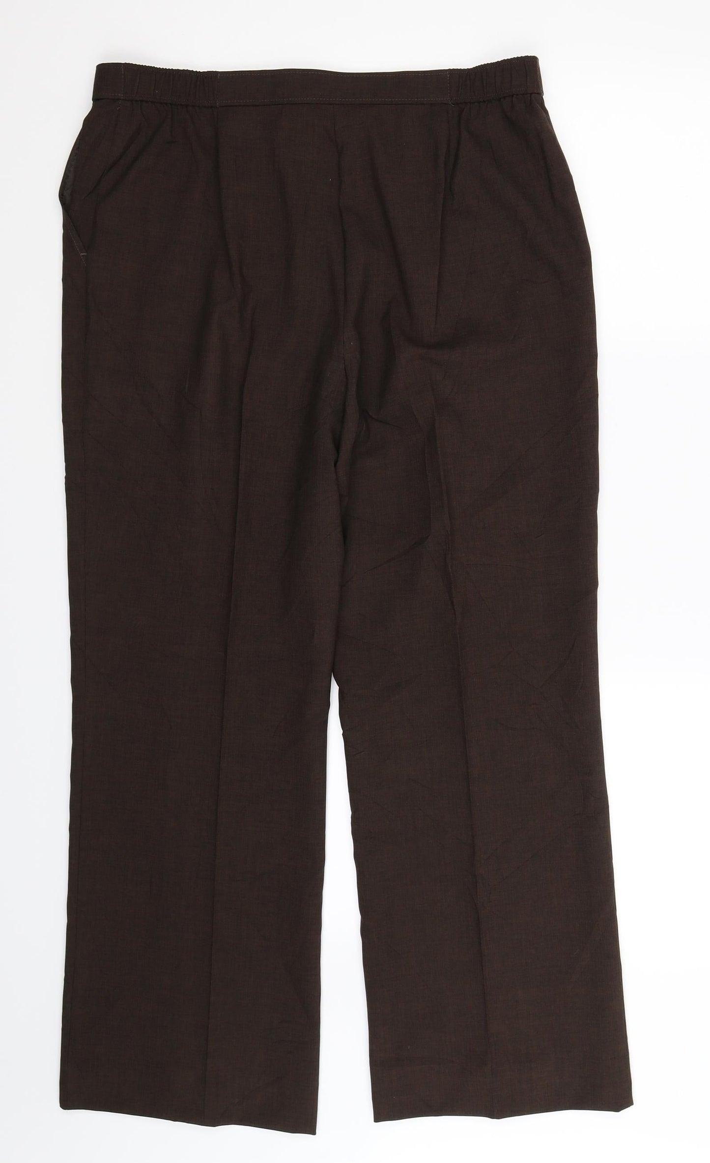 Marks and Spencer Womens Grey   Trousers  Size 16 L29 in