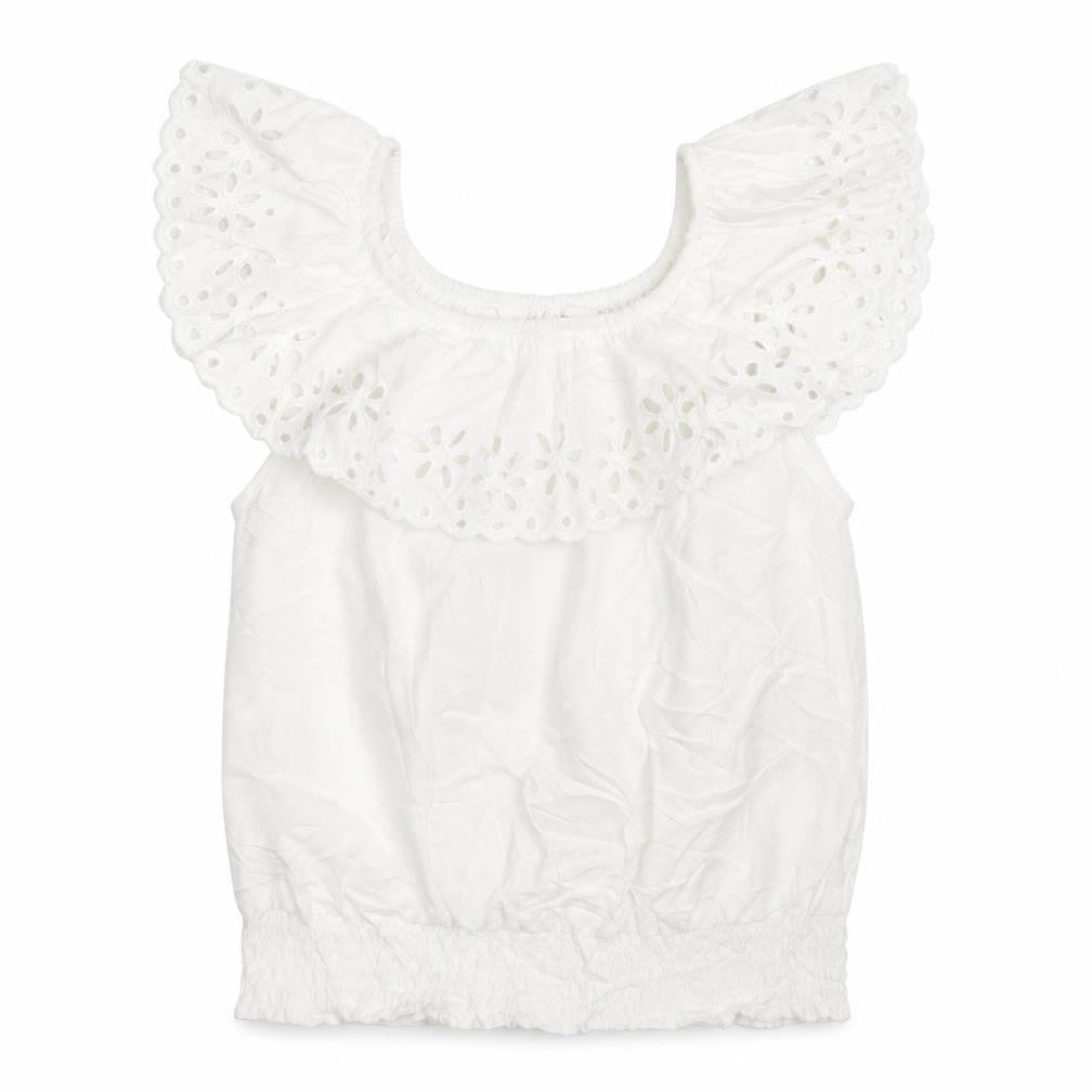 H&M Girls White   Basic T-Shirt Size 10-11 Years