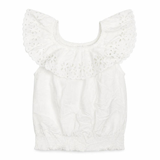 H&M Girls White   Basic T-Shirt Size 10-11 Years