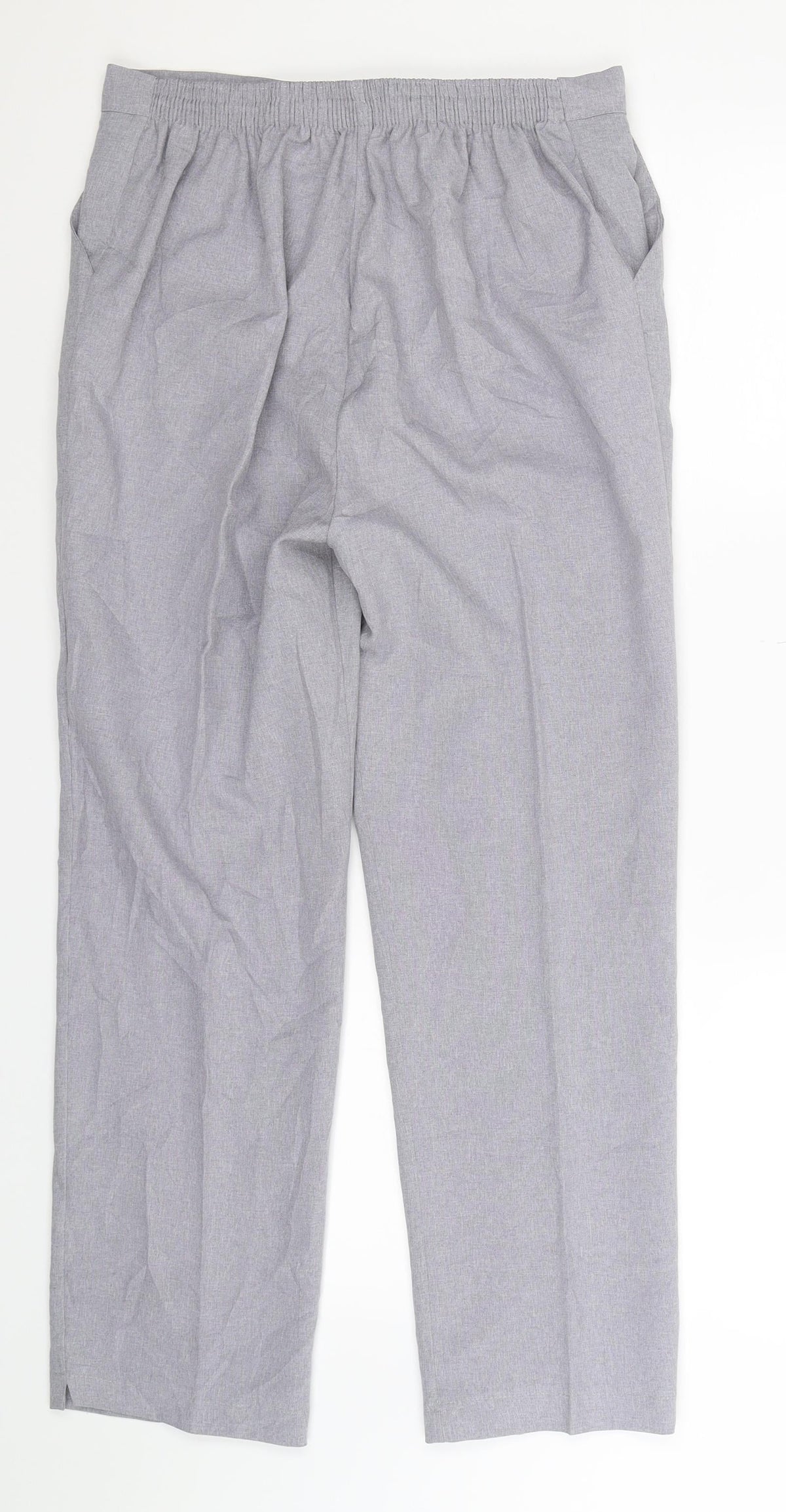 Preworn Womens Grey   Trousers  Size 14 L28 in