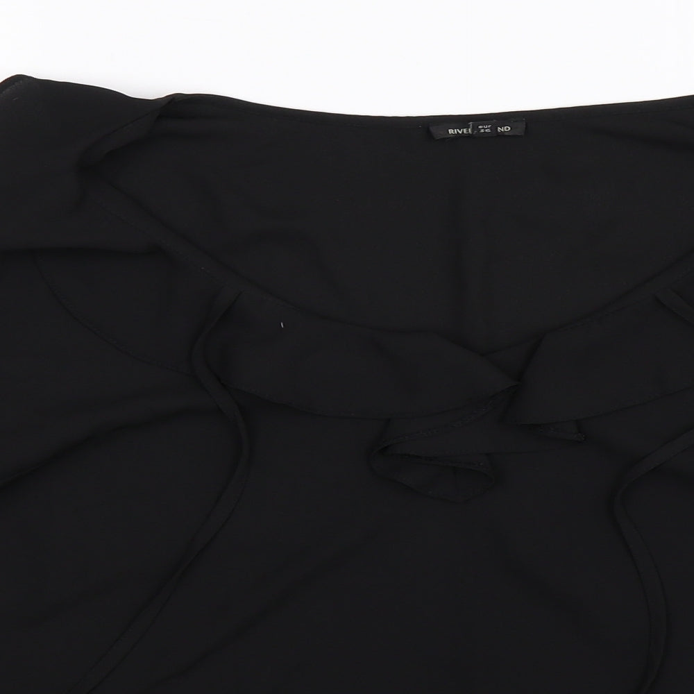 River Island Womens Black   Basic Blouse Size 10